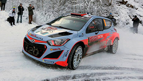 WRC Dani Sordo Hyundai i20 Monte-Carlo
