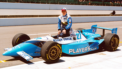 Jacques Villeneuve, victoire à l'Indy 500 de 1995.